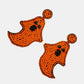 Ghost Shape Beaded Dangle Earrings
