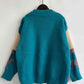 Sequin Christmas Tree & Reindeer Round Neck Sweater