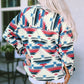 Geometric Button Down Jacket