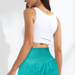 Smocked Paperbag Waist Shorts