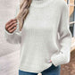 Roll Hem Drop Shoulder Sweater