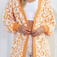 Printed Long Sleeve Cardigan