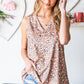 Animal Print V-Neck Tank