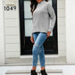 Mock Neck Long Sleeve Sweater
