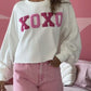 Graphic Round Neck Dropped Shoulder Sweatshirt