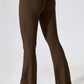 Wide Waistband Slim Fit Wide Leg Sports Leggings