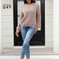 Round Neck Long Sleeve Sweater