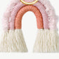 Fringe Trim Rainbow Key Chain
