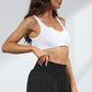 Smocked Paperbag Waist Shorts