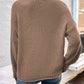 Roll Hem Drop Shoulder Sweater
