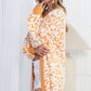 Printed Long Sleeve Cardigan