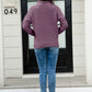 Mock Neck Long Sleeve Sweater