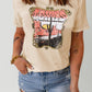 TEXAS Graphic Cuffed Tee Shirt
