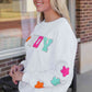 HOWDY Graphic Round Neck Sweatshirt