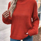 Roll Hem Drop Shoulder Sweater