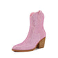 Melody Rhinestone Ankle Booties