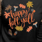 HAPPY FALL Y'ALL Graphic Sequin T-Shirt