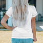 Cowboy Hat Graphic Round Neck Tee