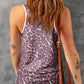 Printed Color Block Pocket Patch Tank