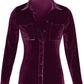 Button Up Collared Shirt with Breast Pockets