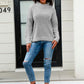 Mock Neck Long Sleeve Sweater