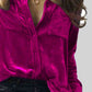Button Up Collared Shirt with Breast Pockets