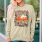 Round Neck Dropped Shoulder WILD WEST Graphic Sweatshirt