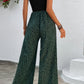 Two-Tone Square Neck Wide Leg Jumpsuit