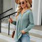 Long Sleeve Hooded Blouse
