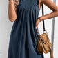 Round Neck Sleeveless Mini Dress