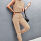 Sleeveless Top and Joggers Set