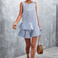 Striped Layered Sleeveless Dress