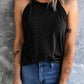 Curved Hem Grecian Tank Top