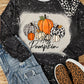 Round Neck Long Sleeve Pumpkin Graphic T-Shirt