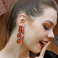 BOO Beaded Dangle Earrings