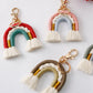 Random 4-Pack Rainbow Tassel Key Chain