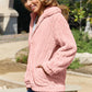Zip Up Collared Neck Jacket with Pockets