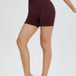 Wide Waistband Sports Biker Shorts