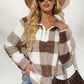 Plaid Half Zip Long Sleeve Sweatshirt