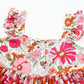 Floral Square Neck Babydoll Top