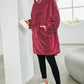 Kangaroo Pocket Dropped Shoulder Hoodie