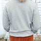 Ghost Graphic Round Neck Sweatshirt
