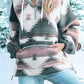 Geometric Quarter-Zip Hoodie