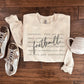PREORDER: Football Words Sweatshirt in Two Colors