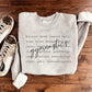 PREORDER: Gymnastics Words Sweatshirt in Two Colors