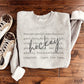 PREORDER: Hockey Words Sweatshirt in Two Colors