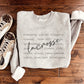 PREORDER: Lacrosse Words Sweatshirt in Two Colors
